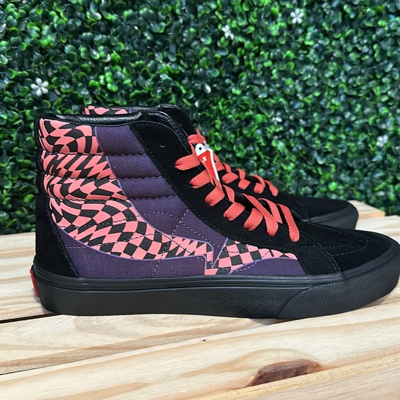 Vans Sk8-Hi Reissue Warp Shoes - Picture 2 of 6
